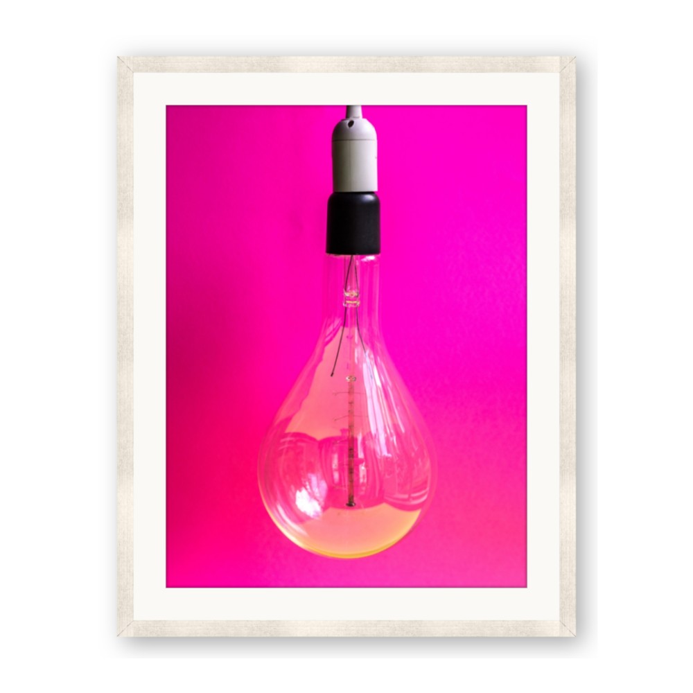 Hot Pink Light Bulb