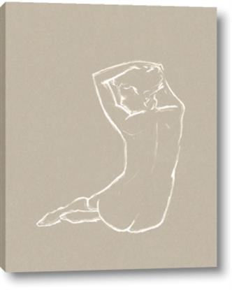 Picture of Sketched Girl VIII In Sepia