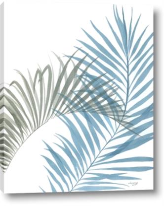 Picture of Indigo Palm Leaves II