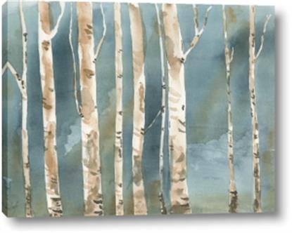 Picture of Teal birches