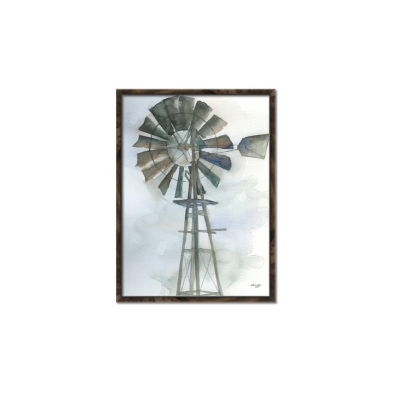 Picture of Ornamental Windmill _GroupedProduct_Rectangle_Portrait_Canvas_Framed_