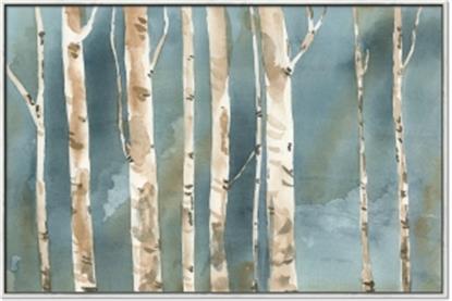 Picture of Teal birches