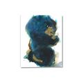 Picture of Blue & Gold Flow II _GroupedProduct_Rectangle_Portrait_Canvas_