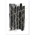 Picture of Black With Gold Fine Lines _GroupedProduct_Rectangle_Portrait_Canvas_