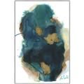 Picture of Blue & Gold Flow I  _GroupedProduct_Rectangle_Portrait_Canvas_Framed_