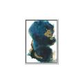 Picture of Blue & Gold Flow II _GroupedProduct_Rectangle_Portrait_Canvas_Framed_