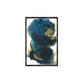 Picture of Blue & Gold Flow II _GroupedProduct_Rectangle_Portrait_Canvas_Framed_