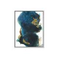Picture of Blue & Gold Flow II _GroupedProduct_Rectangle_Portrait_Canvas_Framed_