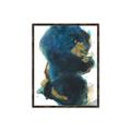 Picture of Blue & Gold Flow II _GroupedProduct_Rectangle_Portrait_Canvas_Framed_