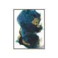 Picture of Blue & Gold Flow II _GroupedProduct_Rectangle_Portrait_Canvas_Framed_