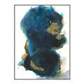 Picture of Blue & Gold Flow II _GroupedProduct_Rectangle_Portrait_Canvas_Framed_