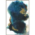 Picture of Blue & Gold Flow II _GroupedProduct_Rectangle_Portrait_Canvas_Framed_