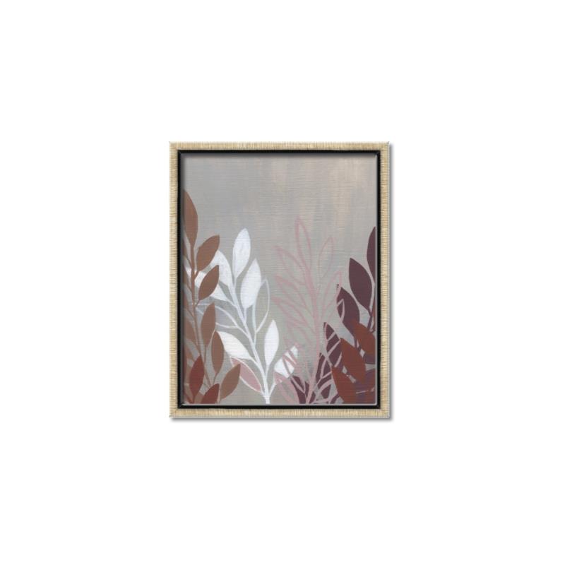 Picture of Brown And White Leaves I _GroupedProduct_Rectangle_Portrait_Canvas_Framed_