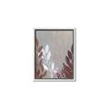 Picture of Brown And White Leaves I _GroupedProduct_Rectangle_Portrait_Canvas_Framed_