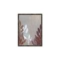Picture of Brown And White Leaves I _GroupedProduct_Rectangle_Portrait_Canvas_Framed_