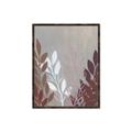Picture of Brown And White Leaves I _GroupedProduct_Rectangle_Portrait_Canvas_Framed_