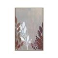 Picture of Brown And White Leaves I _GroupedProduct_Rectangle_Portrait_Canvas_Framed_