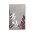 Picture of Brown And White Leaves I _GroupedProduct_Rectangle_Portrait_Canvas_Framed_
