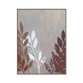 Picture of Brown And White Leaves I _GroupedProduct_Rectangle_Portrait_Canvas_Framed_
