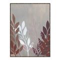 Picture of Brown And White Leaves I _GroupedProduct_Rectangle_Portrait_Canvas_Framed_