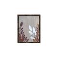 Picture of Brown And White Leaves II _GroupedProduct_Rectangle_Portrait_Canvas_Framed_