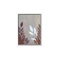 Picture of Brown And White Leaves II _GroupedProduct_Rectangle_Portrait_Canvas_Framed_