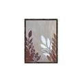 Picture of Brown And White Leaves II _GroupedProduct_Rectangle_Portrait_Canvas_Framed_