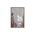 Picture of Brown And White Leaves II _GroupedProduct_Rectangle_Portrait_Canvas_Framed_