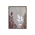 Picture of Brown And White Leaves II _GroupedProduct_Rectangle_Portrait_Canvas_Framed_
