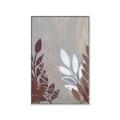 Picture of Brown And White Leaves II _GroupedProduct_Rectangle_Portrait_Canvas_Framed_