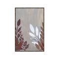 Picture of Brown And White Leaves II _GroupedProduct_Rectangle_Portrait_Canvas_Framed_