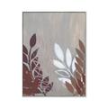 Picture of Brown And White Leaves II _GroupedProduct_Rectangle_Portrait_Canvas_Framed_