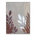 Picture of Brown And White Leaves II _GroupedProduct_Rectangle_Portrait_Canvas_Framed_