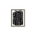 Picture of Simple Maze I _GroupedProduct_Rectangle_Portrait_Canvas_Framed_