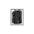 Picture of Simple Maze I _GroupedProduct_Rectangle_Portrait_Canvas_Framed_