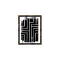 Picture of Simple Maze I _GroupedProduct_Rectangle_Portrait_Canvas_Framed_