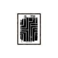 Picture of Simple Maze I _GroupedProduct_Rectangle_Portrait_Canvas_Framed_