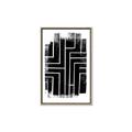 Picture of Simple Maze I _GroupedProduct_Rectangle_Portrait_Canvas_Framed_