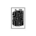 Picture of Simple Maze I _GroupedProduct_Rectangle_Portrait_Canvas_Framed_