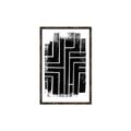 Picture of Simple Maze I _GroupedProduct_Rectangle_Portrait_Canvas_Framed_