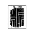 Picture of Simple Maze I _GroupedProduct_Rectangle_Portrait_Canvas_Framed_