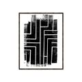 Picture of Simple Maze I _GroupedProduct_Rectangle_Portrait_Canvas_Framed_