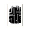 Picture of Simple Maze I _GroupedProduct_Rectangle_Portrait_Canvas_Framed_