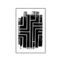 Picture of Simple Maze I _GroupedProduct_Rectangle_Portrait_Canvas_Framed_