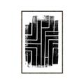 Picture of Simple Maze I _GroupedProduct_Rectangle_Portrait_Canvas_Framed_