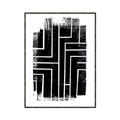 Picture of Simple Maze I _GroupedProduct_Rectangle_Portrait_Canvas_Framed_