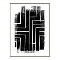 Picture of Simple Maze I _GroupedProduct_Rectangle_Portrait_Canvas_Framed_