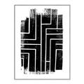 Picture of Simple Maze I _GroupedProduct_Rectangle_Portrait_Canvas_Framed_