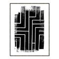 Picture of Simple Maze I _GroupedProduct_Rectangle_Portrait_Canvas_Framed_