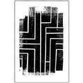 Picture of Simple Maze I _GroupedProduct_Rectangle_Portrait_Canvas_Framed_